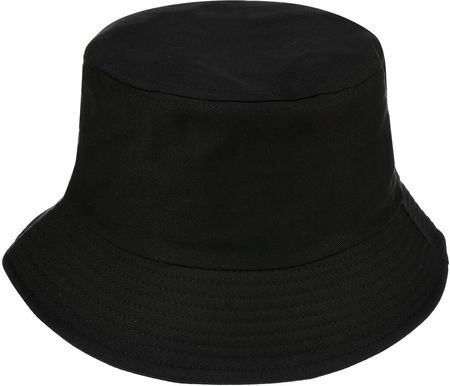Czarny kapelusz bucket hat wędkarski modny jednolity kap-m2