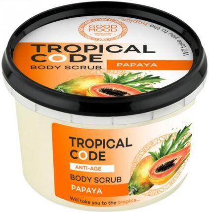 Good Mood Peeling Do Ciała Z Papają Tropical Code Body Scrub Papaya 250 ml