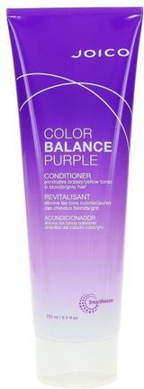 Joico Color Balance Purple Conditioner Fioletowa Odżywka Eliminująca Miedziane I Żółte Tony Włosów Blond I Siwych 250 ml