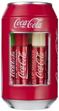 Lip Smacker Coca-Cola Can Collection Zestaw Balsam Do Ust 6 X 4 G + Puszka Dla Dzieci