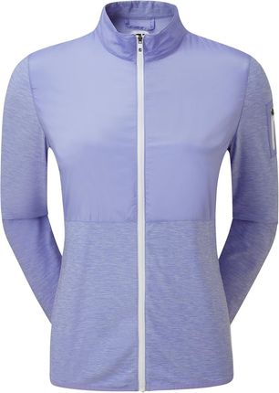 Damska bluza golfowa fioletowa Footjoy Full-Zip Space Dye Midlayer Ladies violet