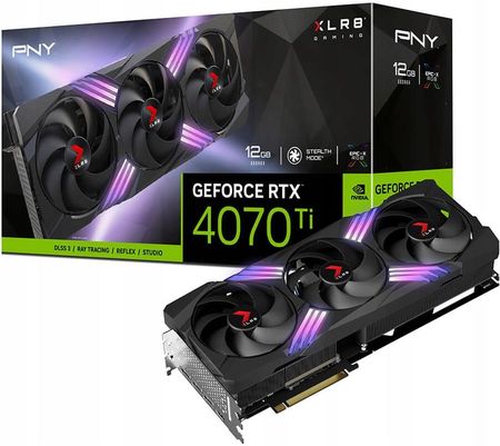 PNY GeForce RTX4070TI XLR8 Gaming Verto OC 12GB GDR6X (VCG4070T12TFXXPB1O)