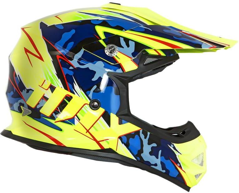 Kask motocyklowy Imx Fmx-01 Camo Flo Yellow - Opinie i ceny na Ceneo.pl