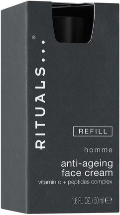 Krem do twarzy Rituals Homme Collection Anti-Ageing Face Cream Refill Krem  Przeciwstarzeniowy 50 ml - Opinie i ceny na