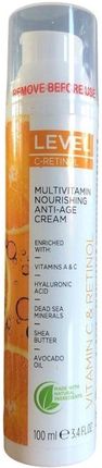 Krem Level Izrael Level C-Retinol Multivitamin Nourishing Anti-Age Cream Multiwitaminowy Odżywczo Przeciwstarzeniowy na noc 100ml