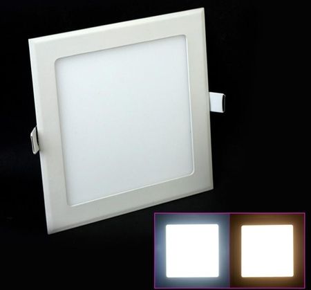 Panel, plafon ledowy kwadratowy podtynkowy LED 24W biały ciepły (ok 3000k)