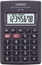 Zdjęcie Kalkulator Kieszonkowy Casio Hl 4A B 8 Cyfrowy 56X87Mm Czarny - Kożuchów