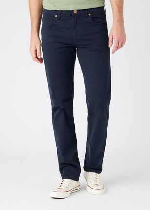 WRANGLER GREENSBORO MĘSKIE SPODNIE JEANSOWE NAVY W15QY6114