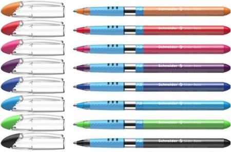 Długopis Schneider Slider Basic Xb 6+2 Etui Z Zawieszka Mix Kolorów