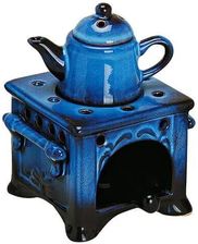 Kominek Zapachowy Rustykalny Czajniczek Ceramiczny Granat