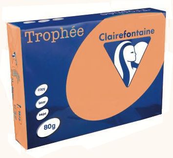 Clairefontaine Papier Ksero Kolor Pastelowe A4 Mandarynkowy 80 G ( XCA41878 )