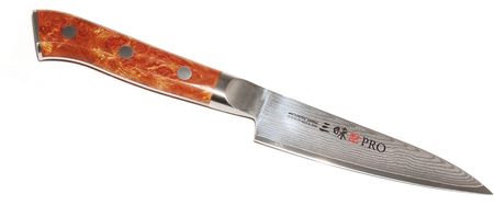 Mcusta japoński nóż kuchenny ze stali damasceńskiej PETTY 110 mm