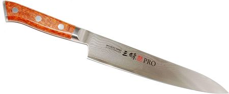 Mcusta japoński nóż kuchenny ze stali damasceńskiej SLICER 225 mm