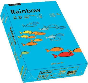 Rainbow Papier Ksero Kolorowy Niebieski 87 ( 88042739 )