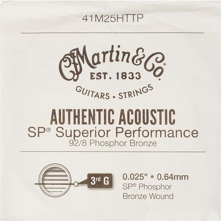 Martin Authentic SP Single 92/8 Phosphor Bronze .025