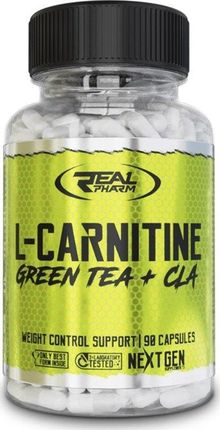 Real Pharm L Carnitine Green Tea+Cla 90Caps Reduktor tłuszczu