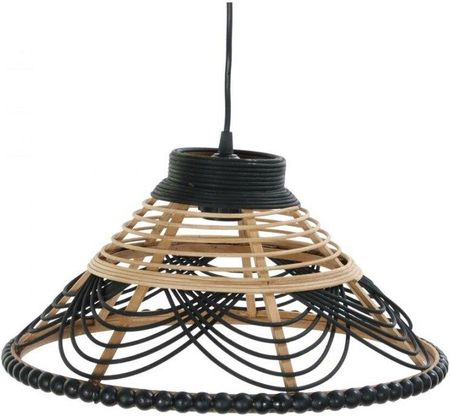 Dkd Home Decor Lampa Sufitowa Rattan Dwuowy 50 W (41 X 41 21 Cm) (S3031805)