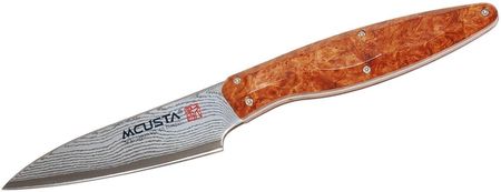 Mcusta japoński nóż kuchenny ze stali damasceńskiej PETTY 90 mm