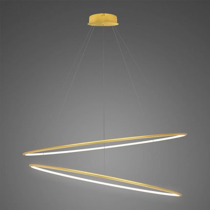 Altavola Design Lampa Ledowe Okręgi No. 2 Φ120 Cm In 4K Złota Ściemnialna (La074/P_120_In_4K_Gold_Dimm)  (LA074P_120_IN_4K_GOLD_DIMM)