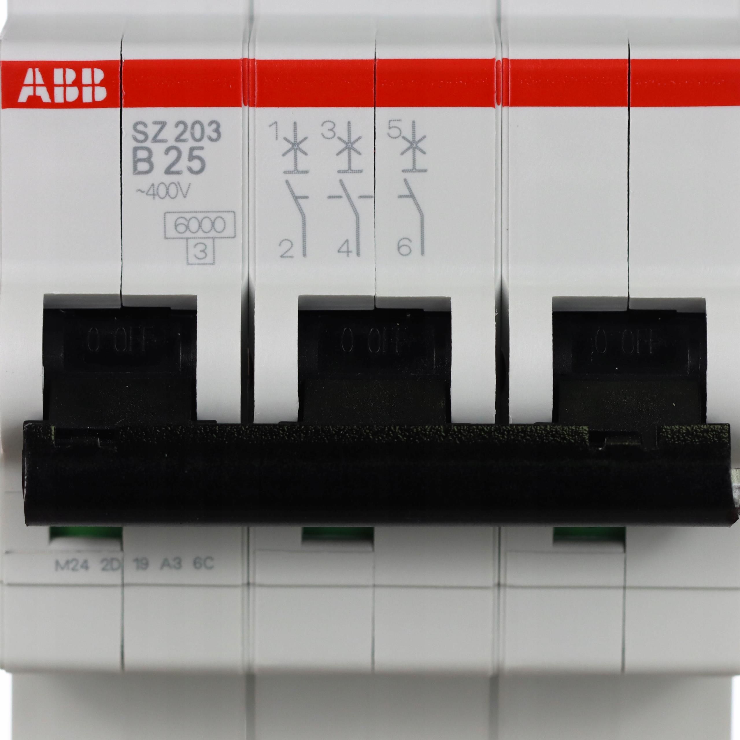 Bezpiecznik Abb Wyłącznik Nadprądowy 25A Bezpiecznik B25 ABBB2525A3P1 ...