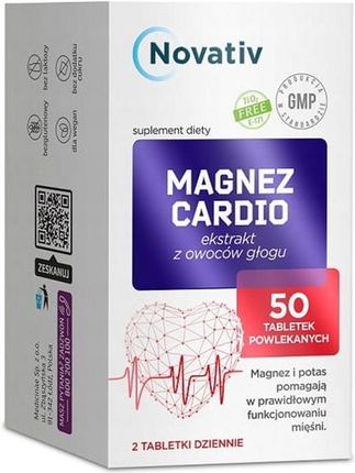 Medicinae Novativ Magnez Cardio 50 tabletek (Suplement diety)