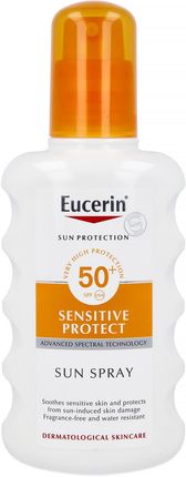 Eucerin Sensitive Sun Spray Spf 50+  200ml