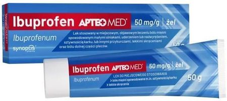 Synoptis Pharma Ibuprofen Apteo Med 50Mg/G Żel 50G