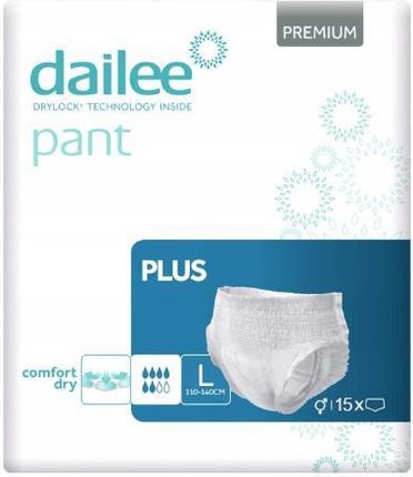 Drylock Technologies Nv Dailee Pant Premium Plus Majtki Chłonne Rozmiar L 15szt.