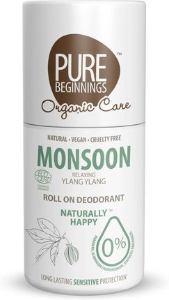 Pure Beginnings Organic Care Dezodorant w kulce Monsoon 75ml