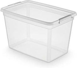 Moxom Pojemnik Do Przechowywania Basestore Z Klipsem 60L Transparentny