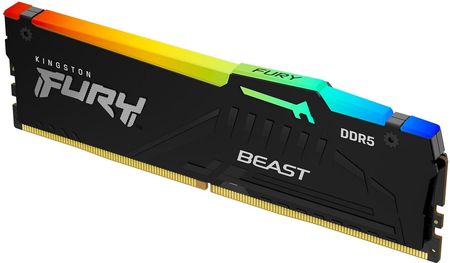 Pamięć RAM Kingston Fury Beast Black RGB DDR5 32GB 5600MHz CL36 (KF556C36BBEA32)