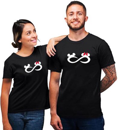 Koszulka Dla Par na święto zakochanych Myszki nieskończoność