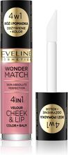 Zdjęcie Eveline Wonder Match Róż i Pomadka w płynie 4w1 nr 03 4.5ml   - Nowe