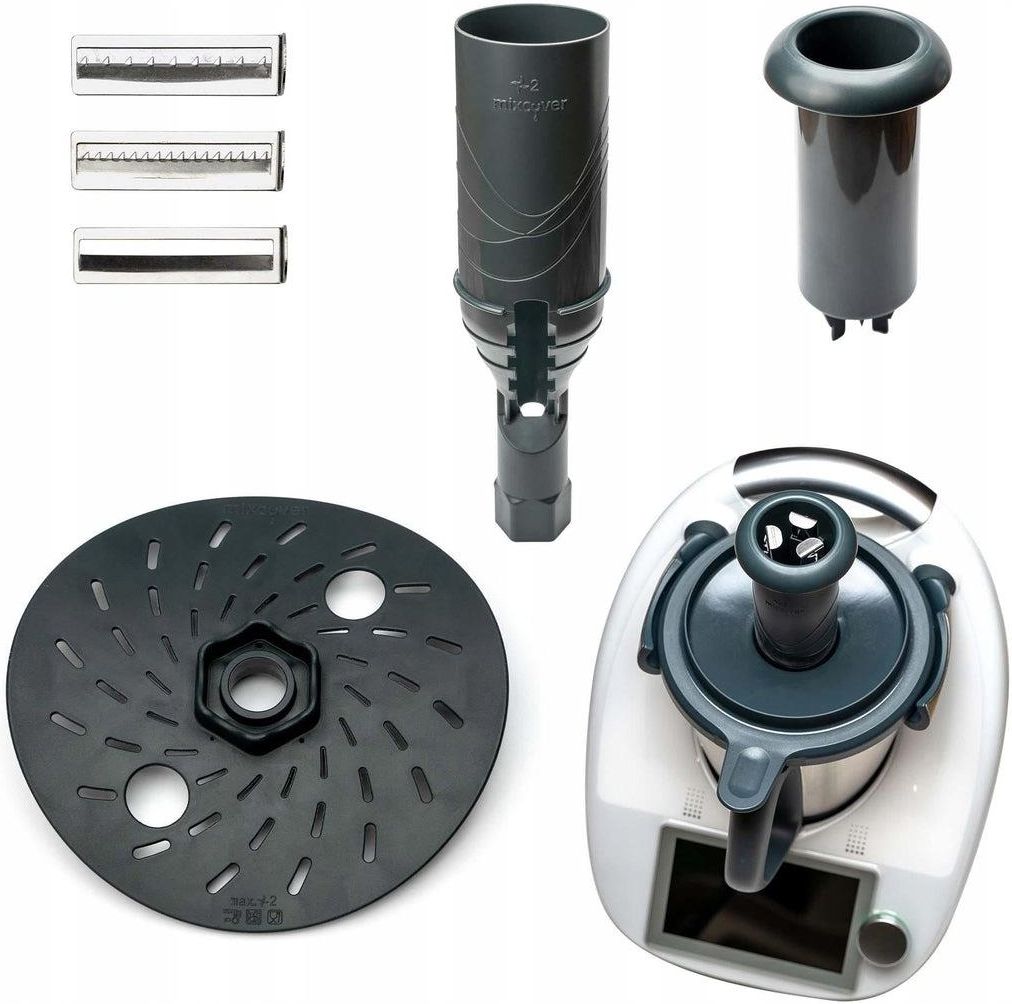 Kit d'accessoires pour Thermomix TM5 TM6 - SODIAL - Coupe-récipient, disque de coupe, râpe