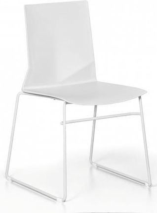 B2B Partner Plastikowe Krzesło Kuchenne Clancy Biały 904006