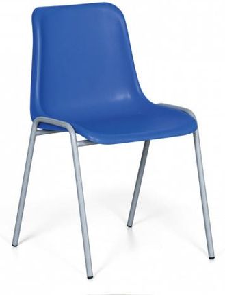 B2B Partner Plastikowe Krzesło Do Jadalni Amador Niebieskie 917009