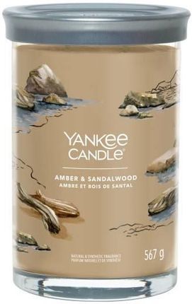 Yankee Candle Świeca Zapachowa Amber & Sandalwood Tumbler Duży Uniwersalny 62894