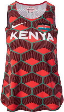 Damska Koszulka Nike W NK DF Adv Kenya Aroswft Sglt Cv0381-673 – Czerwony