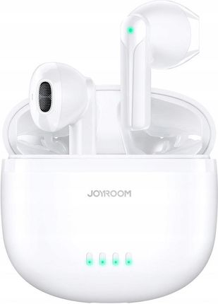 Joyroom słuchawki TWS bezprzewodowe ENC wodoodporne IPX4 Bluetooth 5.3 biały (JR-TL11)