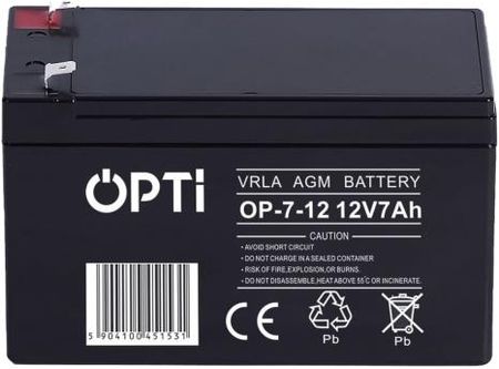 Akumulator Volt OPTI VRLA AGM 12V 7Ah