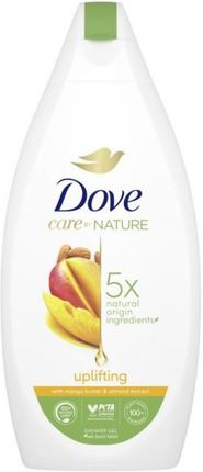 Dove Care By Nature Mango Butter & Almond Extract Żel pod prysznic 400 ml