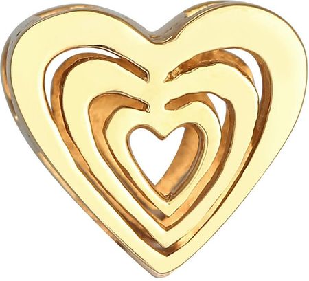 Nenalina Uroki Charm Serce Miłość W Srebrze Próby 925 Sterling Silver Złoto