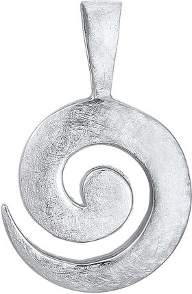 Nenalina Wisiorki wisior spiralny matowy ze srebra próby 925 Sterling Silver