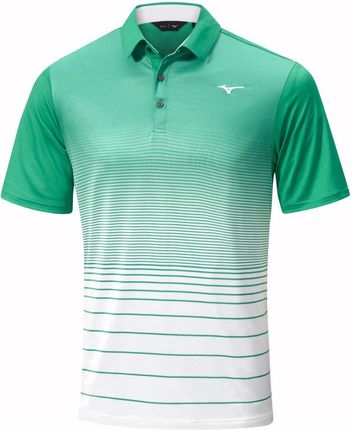 Mizuno Quick Dry Mirage Polo green koszulka golfowa