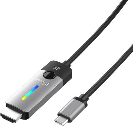 Xxx_J5Create JCC157 1,79 m USB Type-C HDMI Czarny, Szary (JCC157N)
