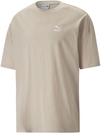 Męska Koszulka z krótkim rękawem Puma Classics Oversized Tee 53807088 – Beżowy