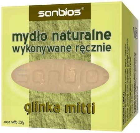 SANBIOS Mydło naturalne GLINKA MITTI 100 g