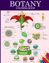 Botany Coloring Book: Botany Anatomy Coloring Pages Including Details About Plant Cell, Parts of ...