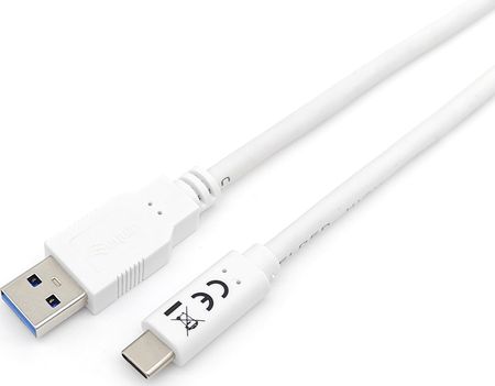 Equip USB-A - USB-C 1 m Biały (128364)