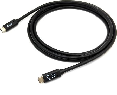 Equip USB-C - USB-C 1 m Czarny (128346)